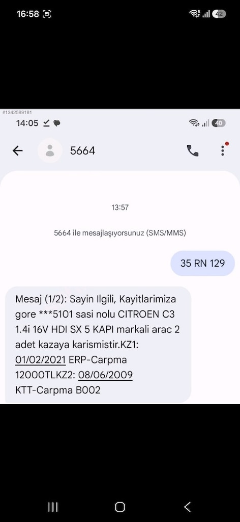 Kırmızı Citroen Araba - 13