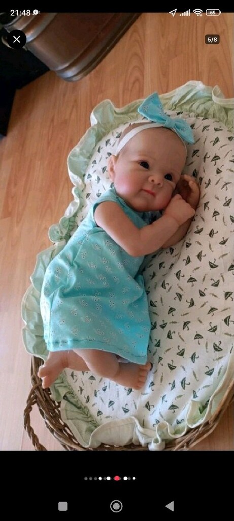 REBORN BEBEK GERÇEKÇİ OYUNCAK BEBEK SIFIR ÜRÜN - 9