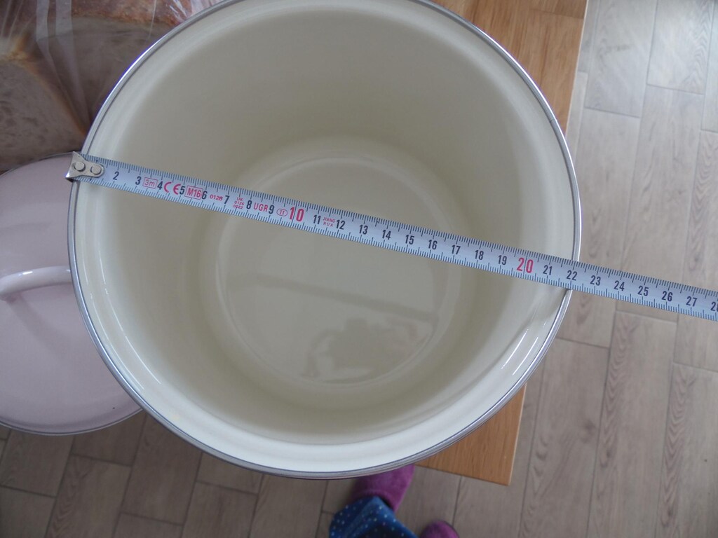 Vintage Emaye Bakraç (YOĞURT - BAKLİYAT ) - 6 litre hacim - 7
