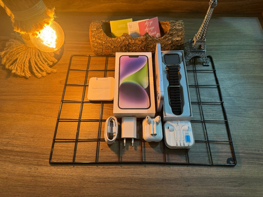 GARANTİLİ 256 GB İPHONE 14 PLUS PURPLE - 7