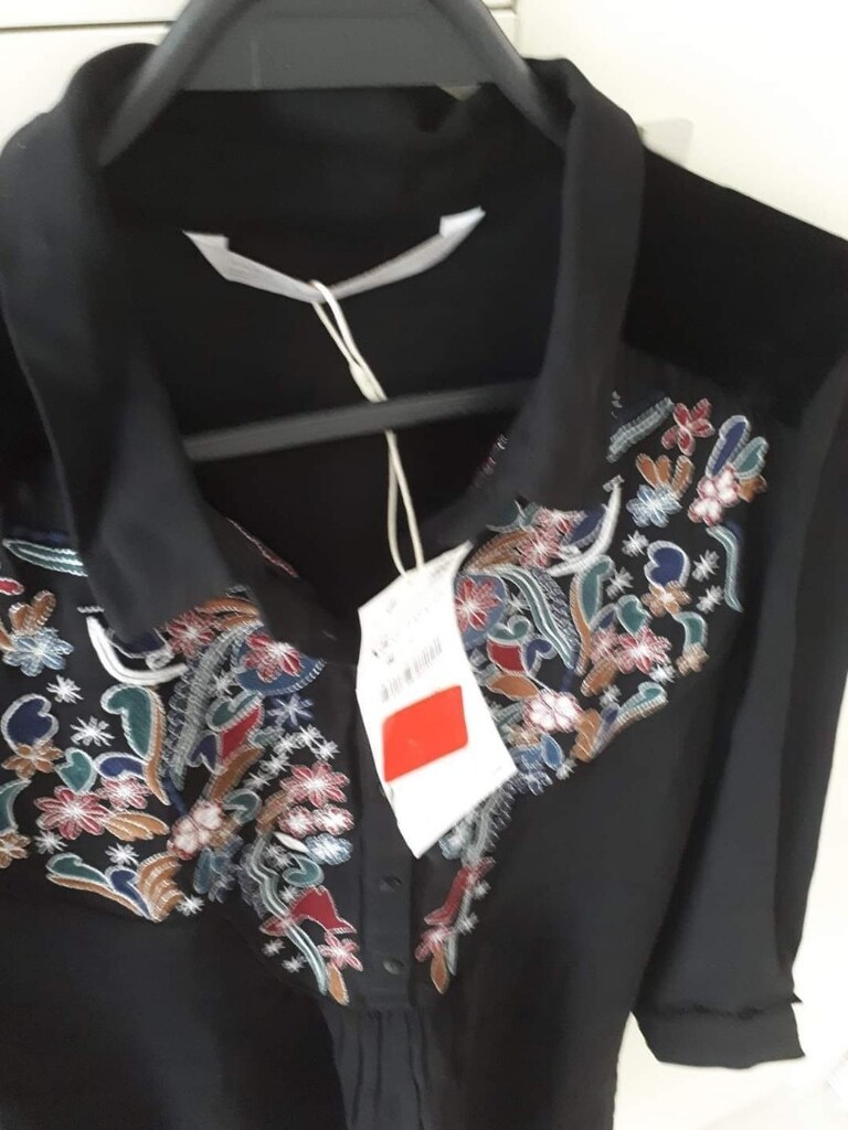 Zara Marka Sıfır tunik içi astarlı istenirse mini elbise - 3