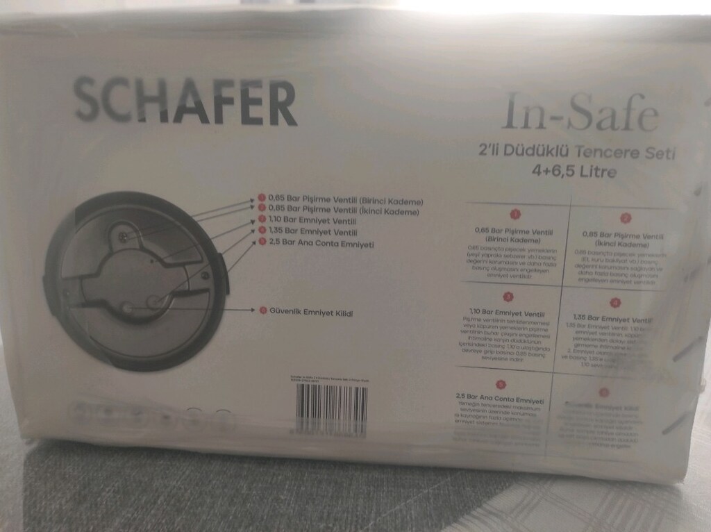 Schafer İn safe 2 li Düdüklü Tencere - 2