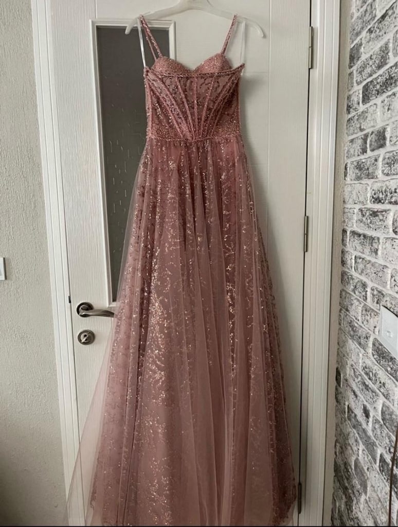 Pudra Pembe Nişan Elbisesi - 2