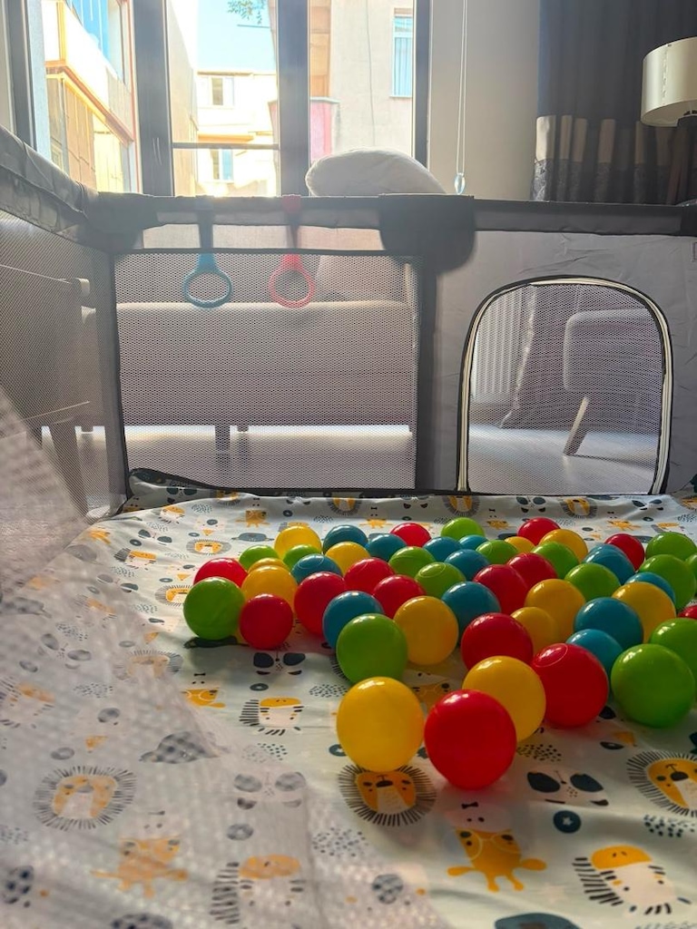 Hoffie Original Playard Çocuk Oyun Alanı ve oyun matı topları - 5