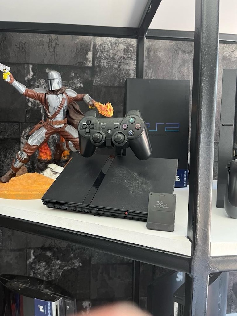 PlayStation 2 Slim Temiz | 64 GB Oyunlu USB | 2 Kol | Memory Card | - 3