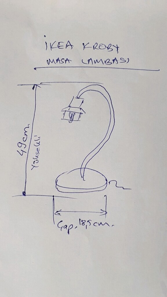 ikea masa lamba ışık aydınlatma dekor aksesuar - 9