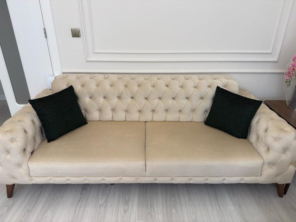 SALON TAKIMI PERDELER SEHPALAR AVİZE HALI DAHİL - 5