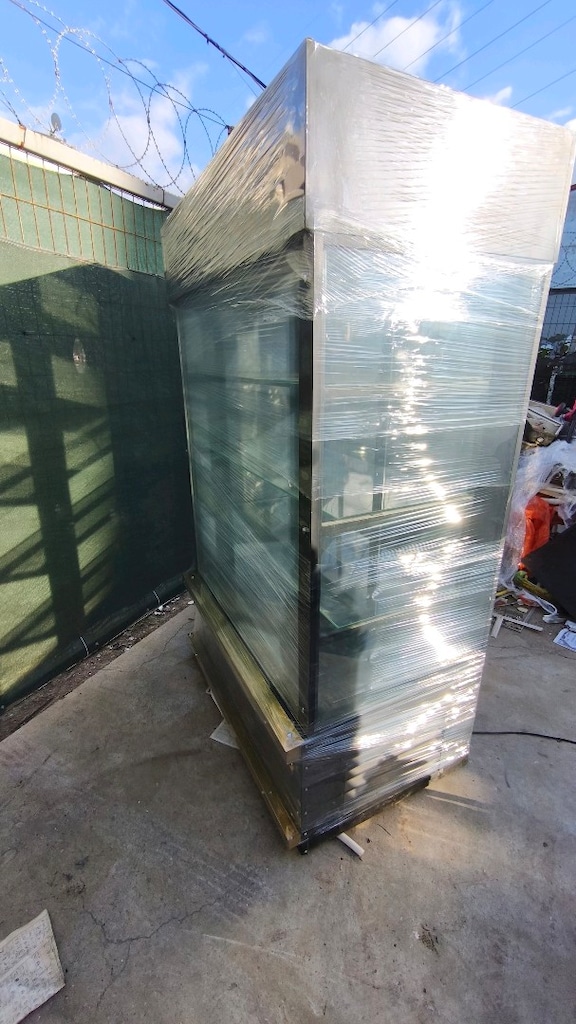 Siyah Camlı Teşhir Dolabı / Rejimat – 200x80x120 - 8