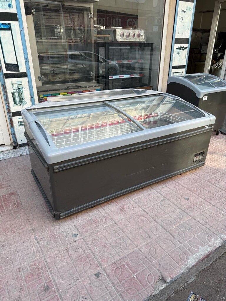 800 litrelik difriz difriz derin dondurucu market et dolabı şarküteri - 5