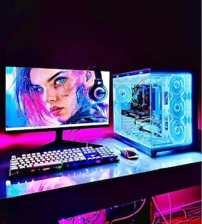 UCUZ OYUN BİLGİSAYARI FULL SET BEYAZ