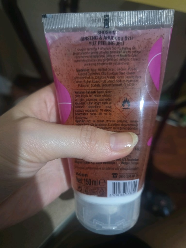 Shoshin Yüz Peeling Jeli Ginseng-Ahududu - 2