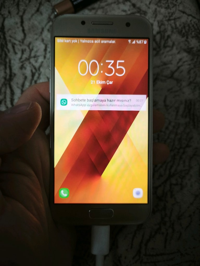 Samsung A3 2017 yasal Tr cihaz bataryasiz - 2