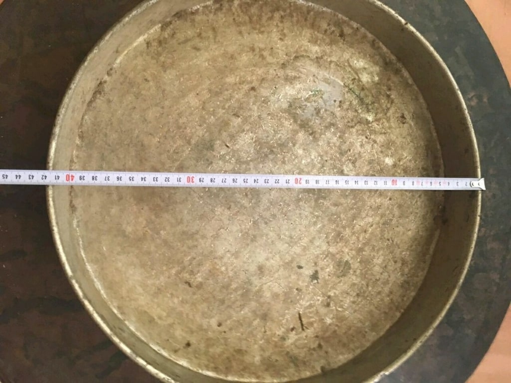 Antika bakır sini , tepsi , bakraçlar - 10