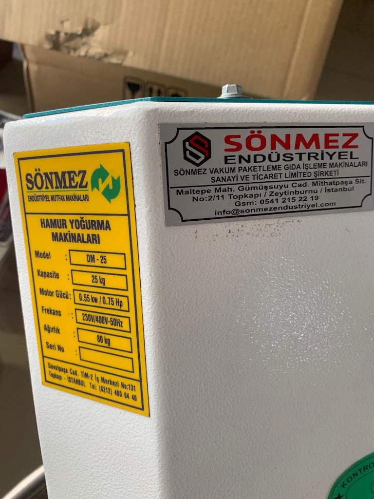 YENİ Hamur yoğurma makinası 25kg - 4