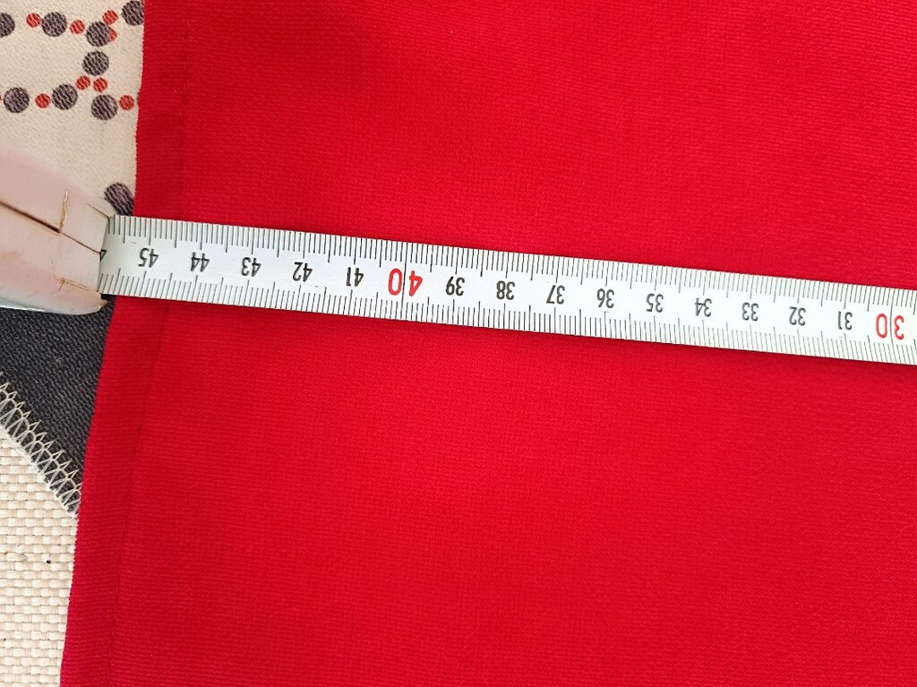 Kırmızı renk masa servis örtüsü Runner - 4