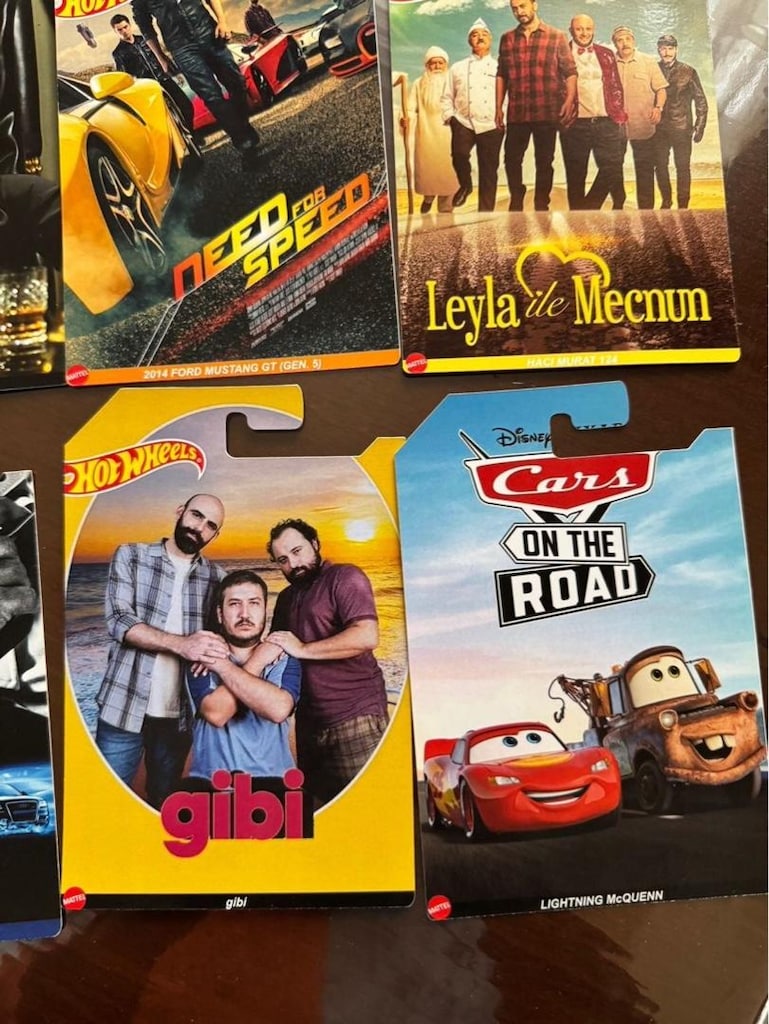 Yüksek Kalite Hotwheels Kartonet Seti 7 Adet Araba Kartı - 3