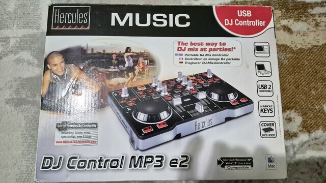 Hercules DJ Control MP3 e2 DJ kontrolcü satılıktır.