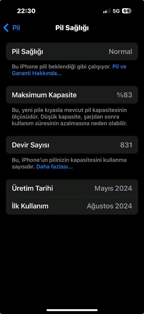 TR APPLE 15 128 GB DEĞİŞEN YOK PİL 83 İLK SAHİBİNDEN - 2