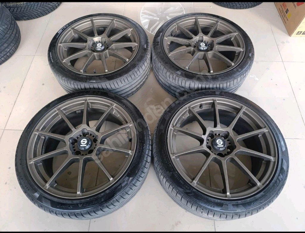 18 5x112 sparco assetto gara jant lastik takımı hatasız - 3