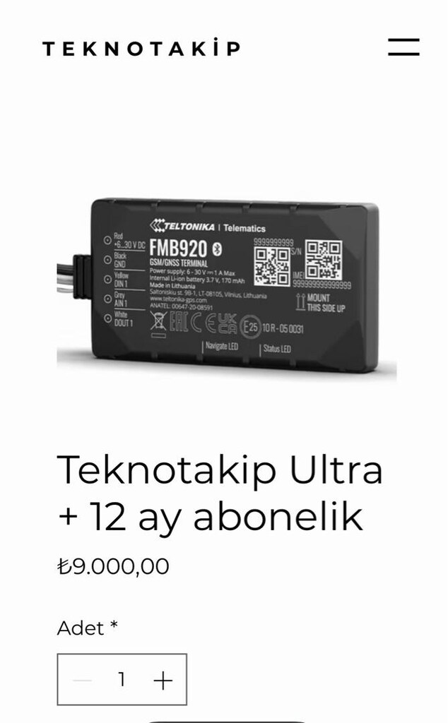 tekno takip tt1000 motosiklet takip cihazı - 2