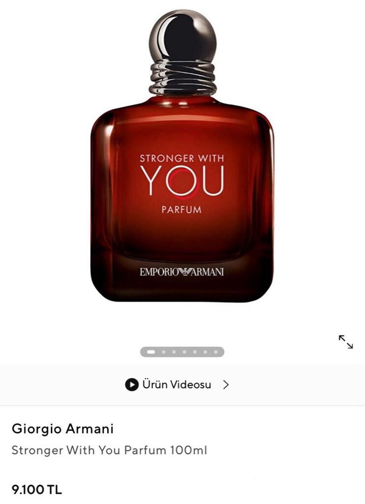 Emporio Armani Stronger With You Parfum 100ml Orijinal - 6