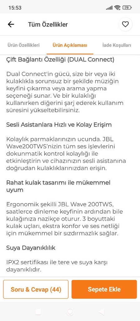 JBL Marka Kablosuz kulaklık - 9