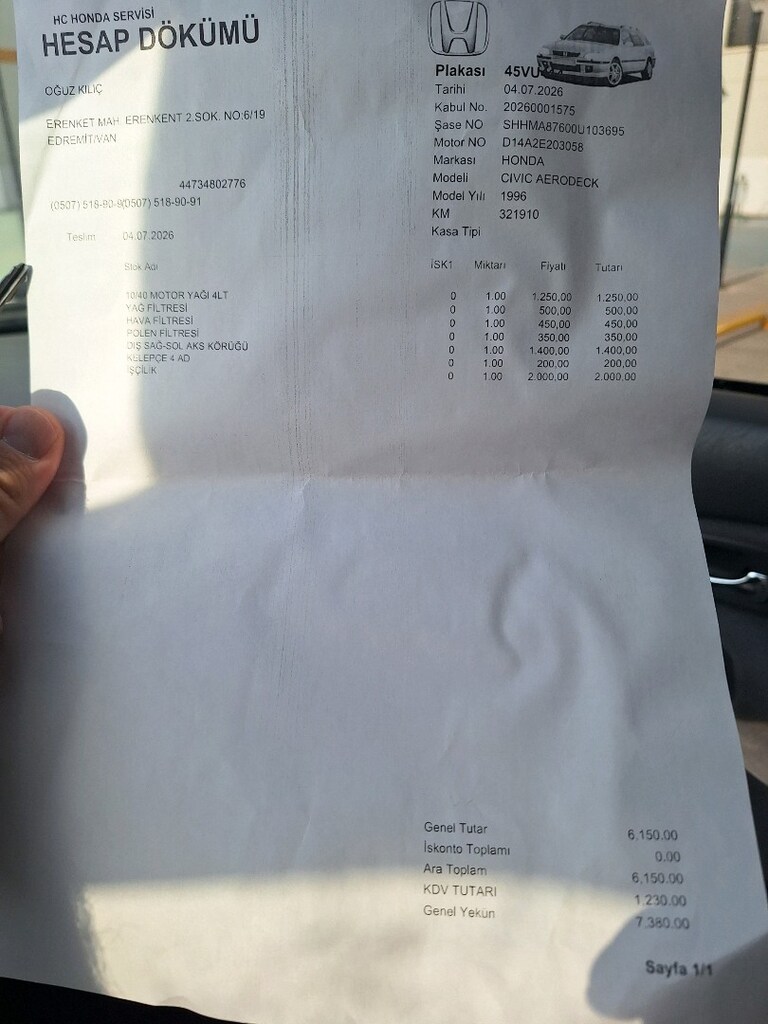 96 model honda civic 1.4i - 13