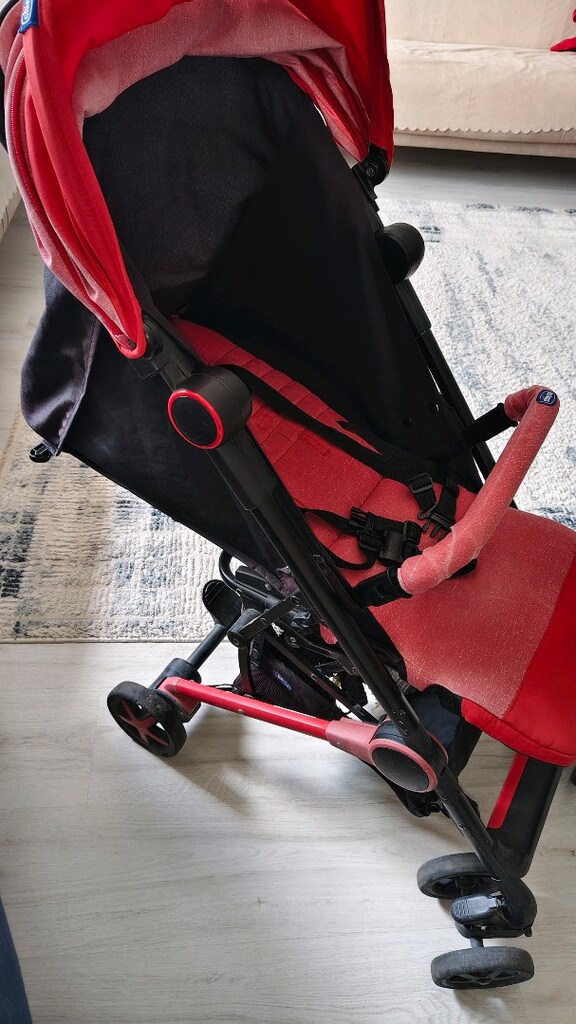 Chicco Kırmızı bebek arabası - 4