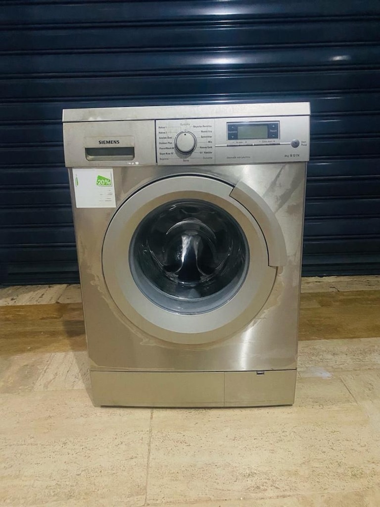 siemens marka 8kg yıkqmalı dijital ekran inoks - 3