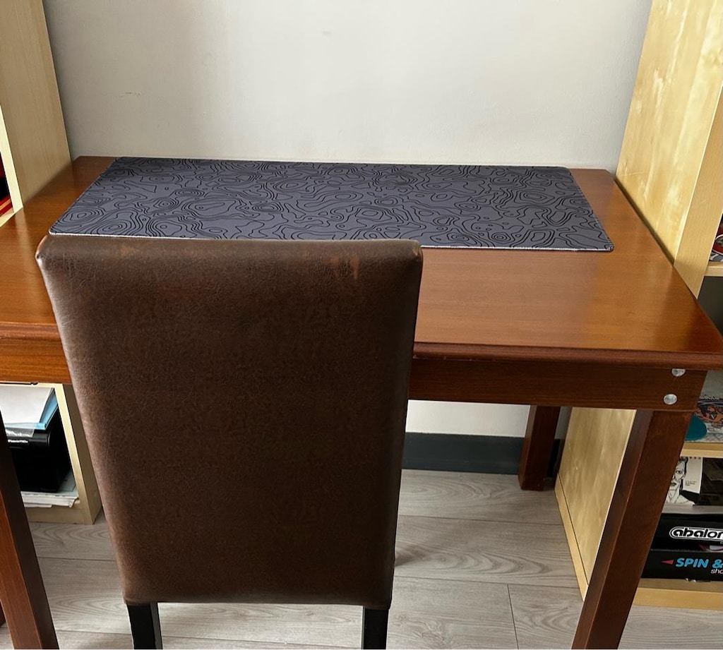 Ahşap Çalışma Masası + Deri Sandalye Seti - Çok Sağlam