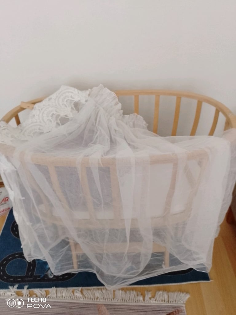 sallanan ahşap beşik - 4
