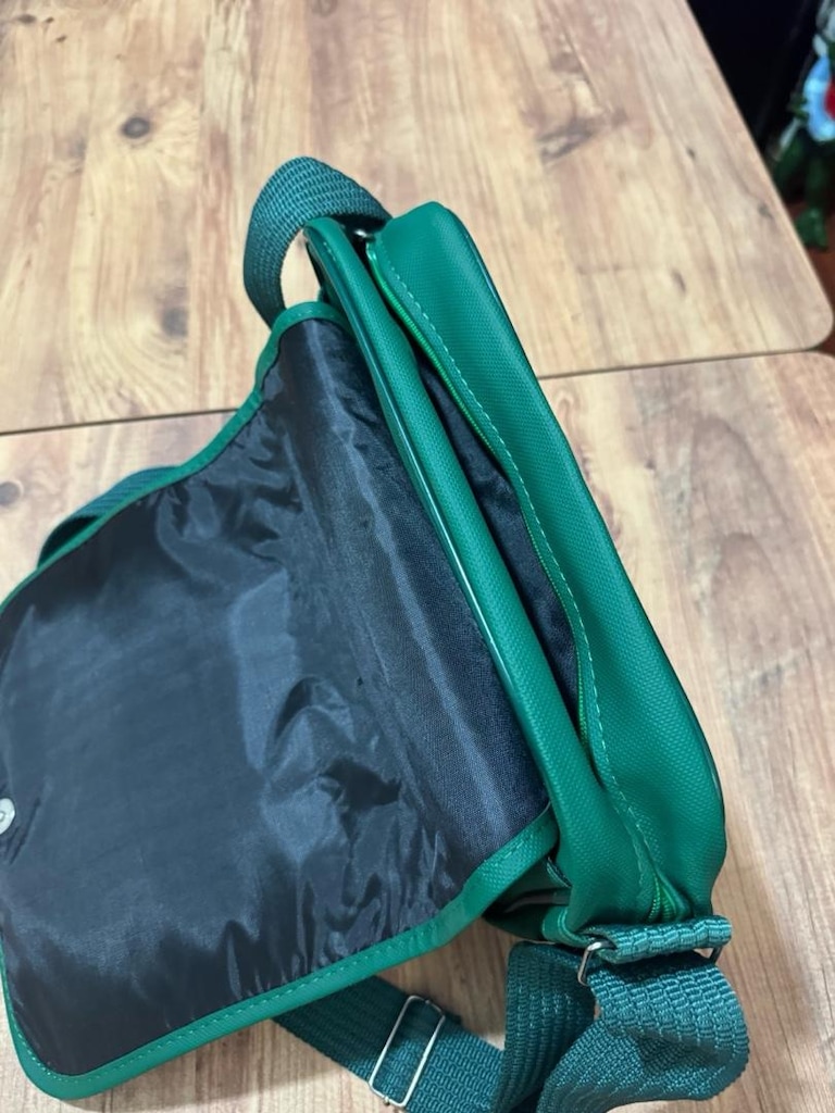 Lacoste Yeşil Omuz / Postacı Çantası Zümrüt Yeşil Önü kapaklı, - 7