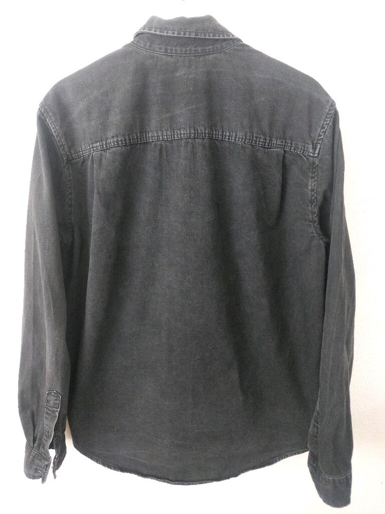 LCW Jeans erkek Siyah klasik kot Gömlek - 3