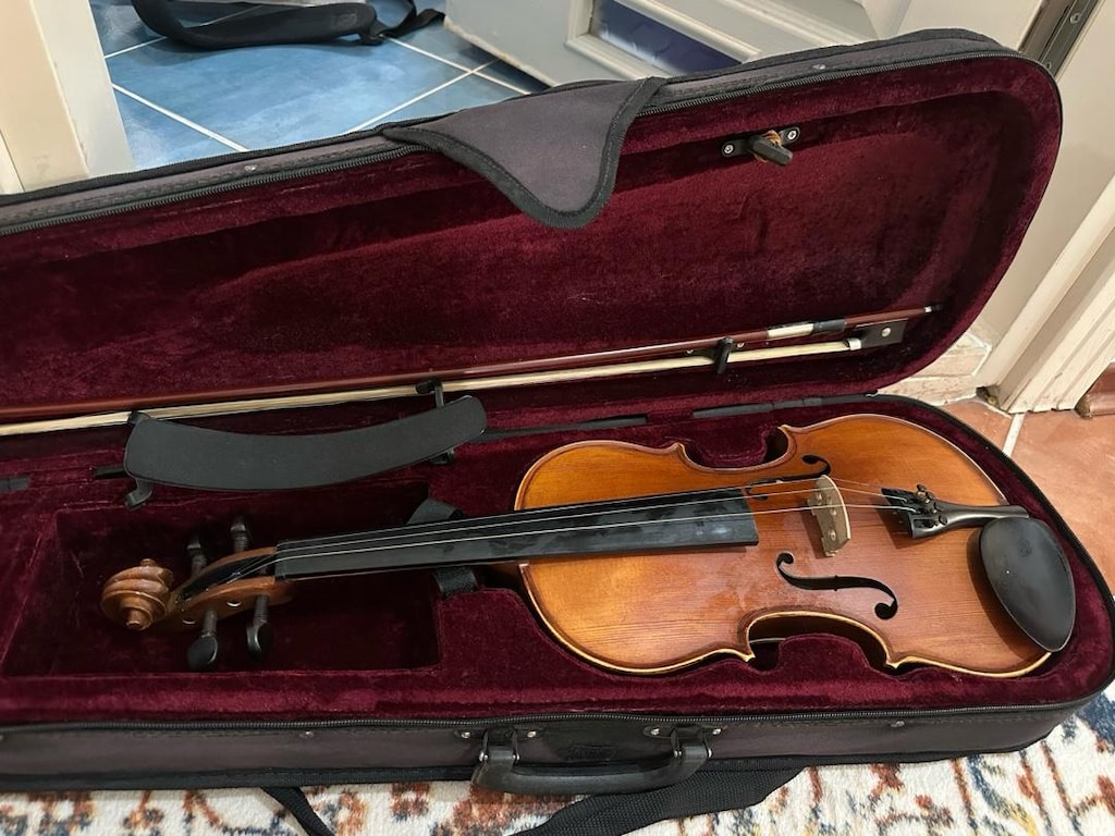klasik ahşap keman - 8