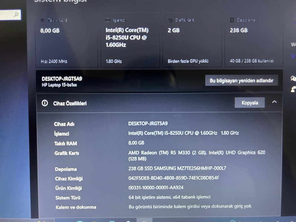 HP 15-BS107NT NOTEBOOK - 6