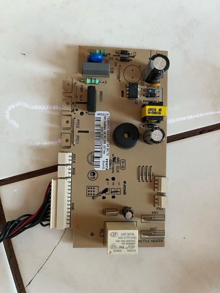 Arçelik K 3286 Çay Makinesi Ana Ünitesi anakartı ve ekranı - 3