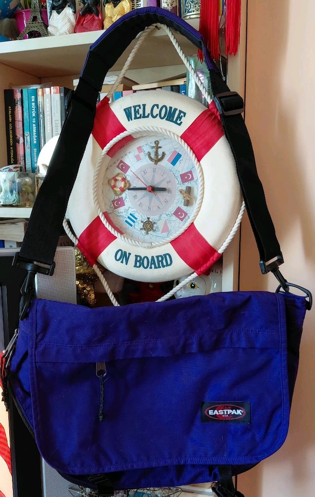 Eastpak unisex delegate Postacı çantası Koyu mor - 2
