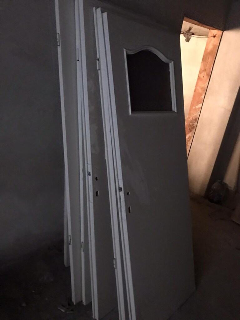 Camlı ev içi mobilya kapı