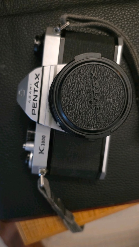 Asahi Pentax K1000 analog 55mm objektifli fotoğraf makinesi - 2