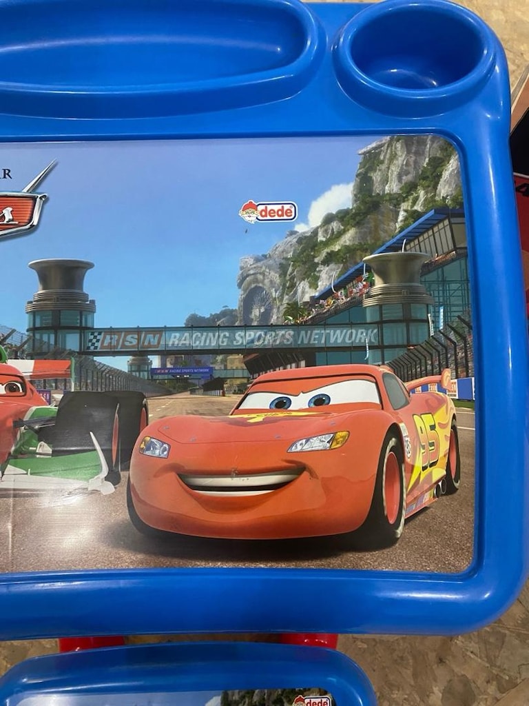 Dede Oyuncak ORJİNAL (Şimşek McQueen) Çocuk Aktivite ve Çalışma masası - 4