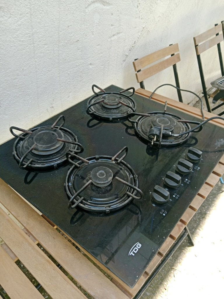 Ankastre camlı set üstü Ocak - 4