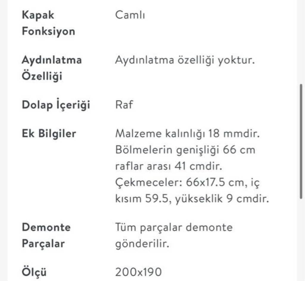 6 kapaklı Gardırop - 3
