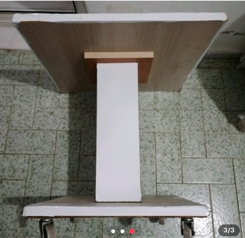 Ahşab Masa 65 En 95 uzunluk 75 cm yerden yükseklik ve sehba ikisi bir - 3