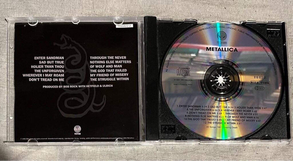 Metallica - Black Album Cd - 2