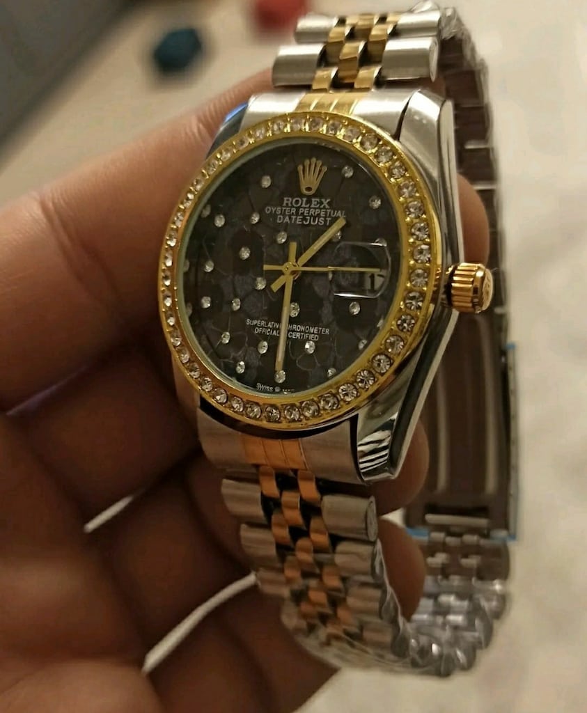 rolex kadın takvimli pilli kol saati - 2