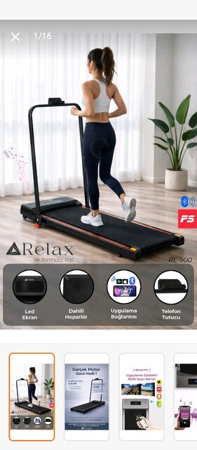 Temiz Relax RL-900 Koşu Bandı - Az Kullanılmış