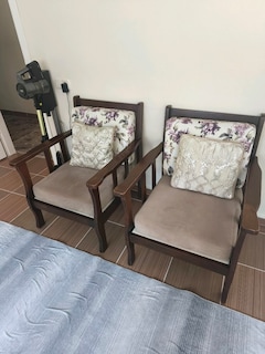 ahşap 2li berjer - 4