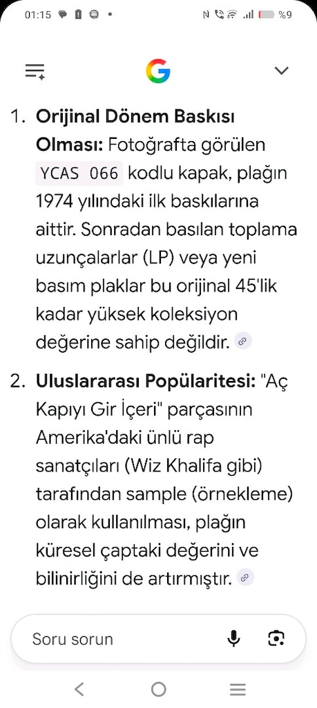 plak 45lik nadir basım - 4