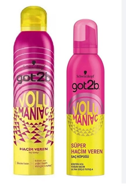 ORJİNAL Schwarzkopf Got2B Volumaniac Köpük ( 250 Ml )