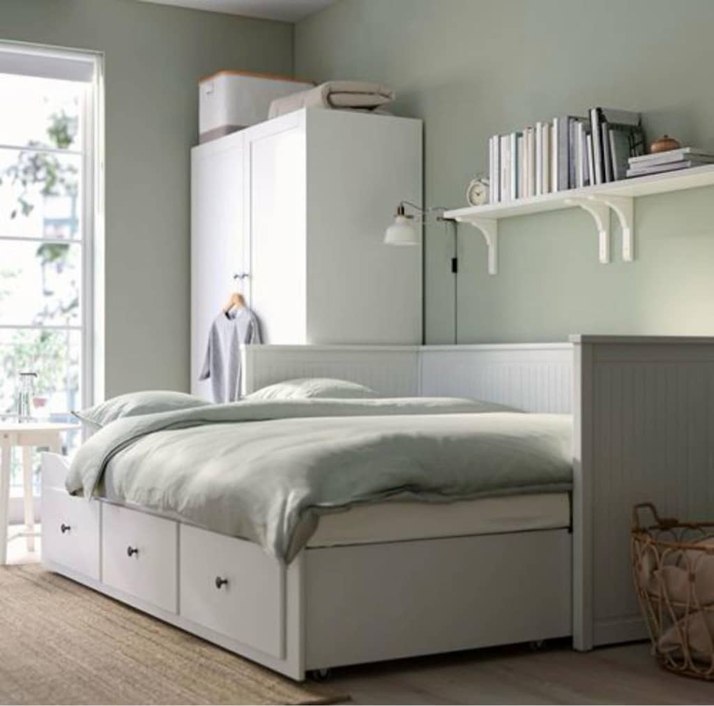 IKEA HEMNES Divan/Karyola + Çift Kişilik Kaliteli Yataklar Dahil – Çok - 2
